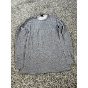 Vintage Duofold Thermal Long Sleeve T Shirt Men's Size XL Gray